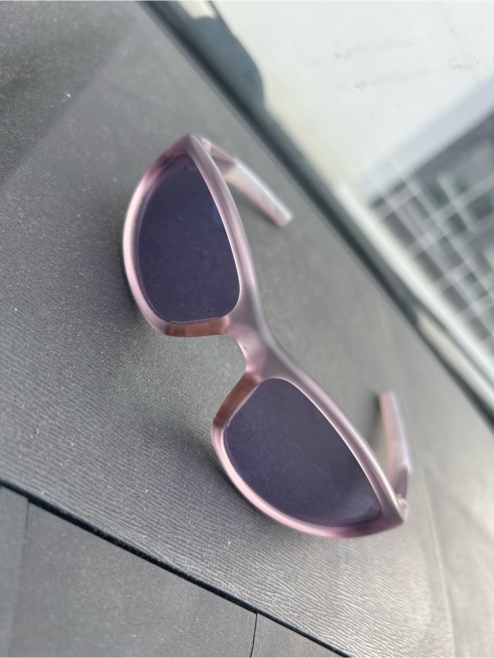 Matte Light Purple Women's Sunglasses - Fashion Cat-Eye Frames